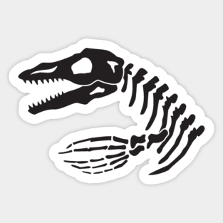 Mosasaurus skeleton Sticker